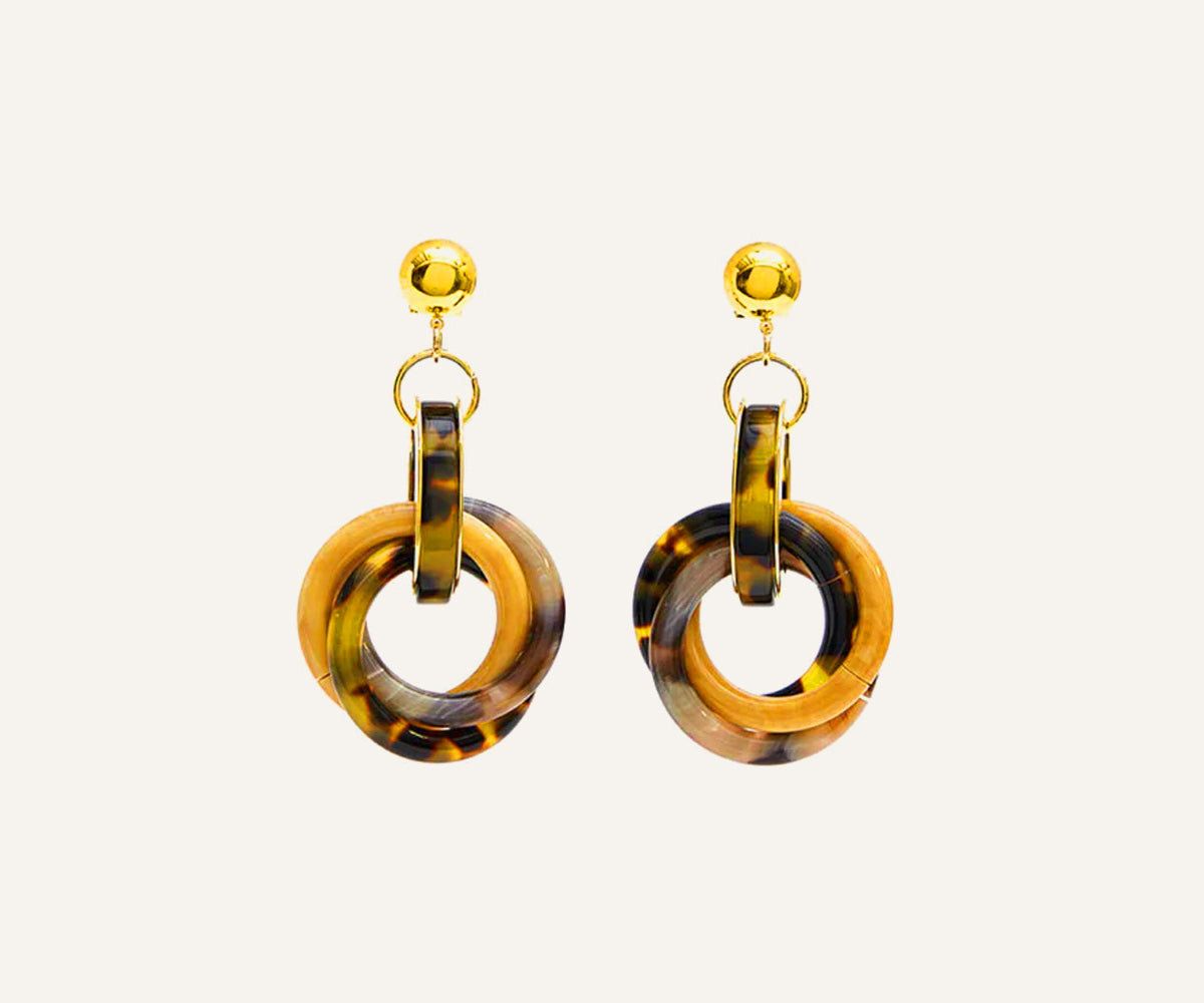 Faux Tangle Drop Earrings
