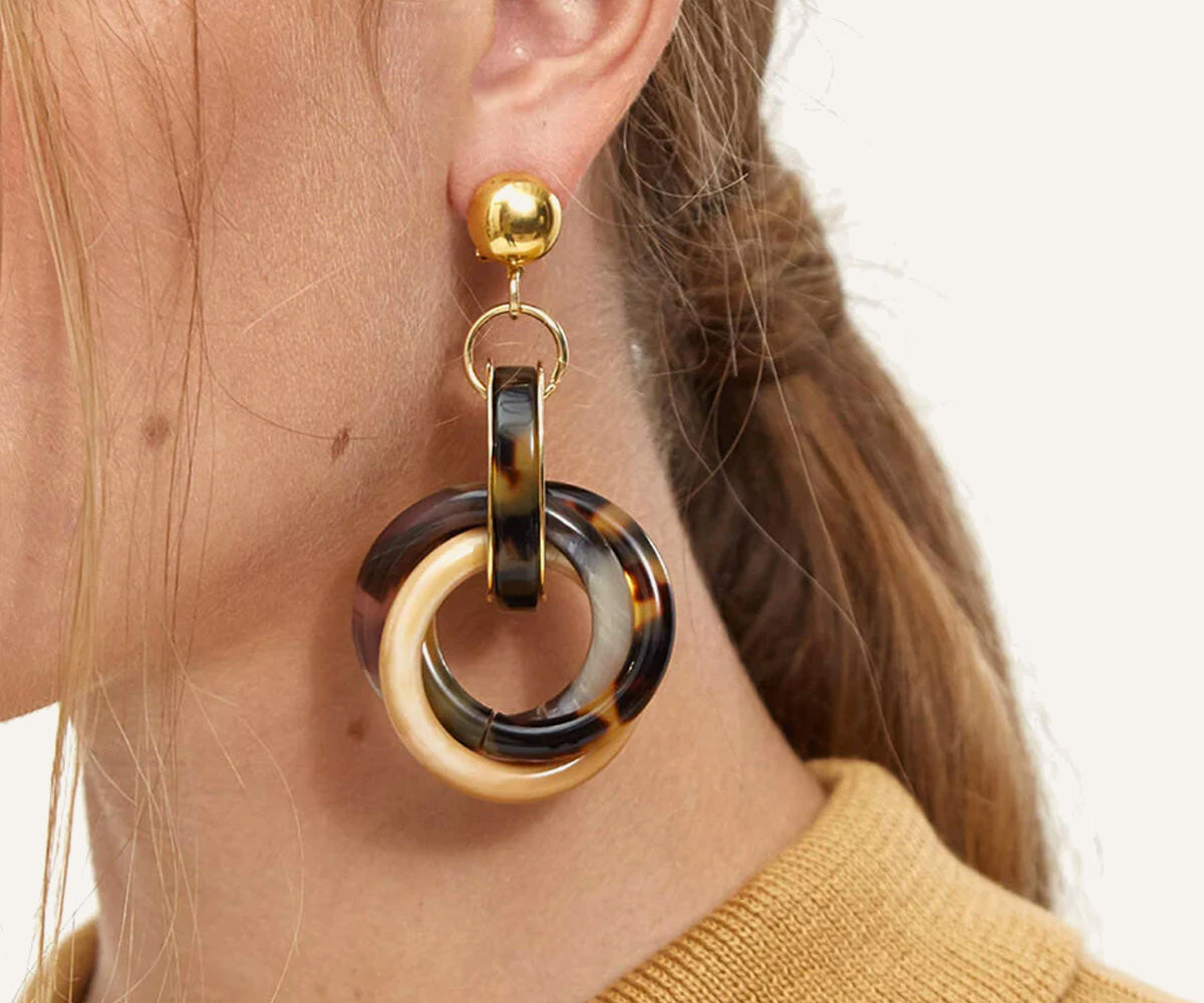 Faux Tangle Drop Earrings